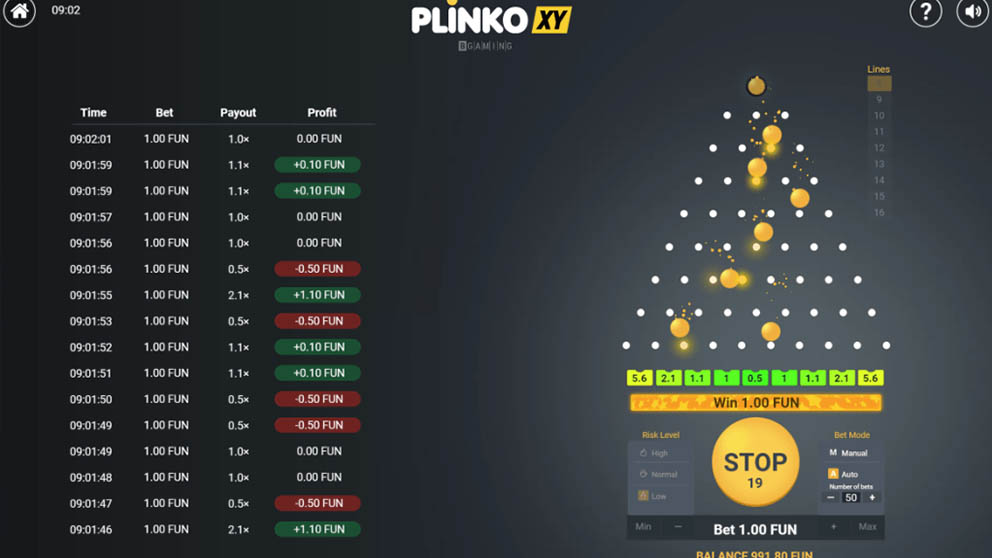 Plinko XY